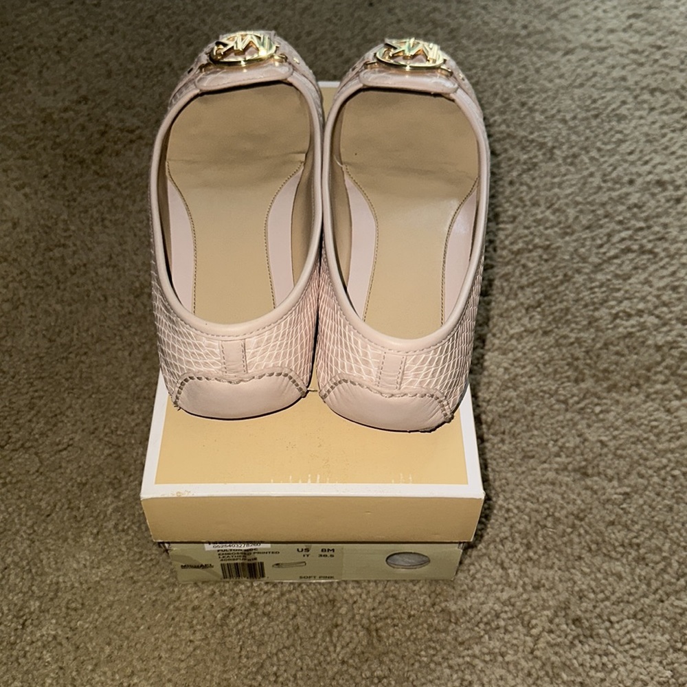 Pink Snake Pattern Michael Kors Flats - image 3